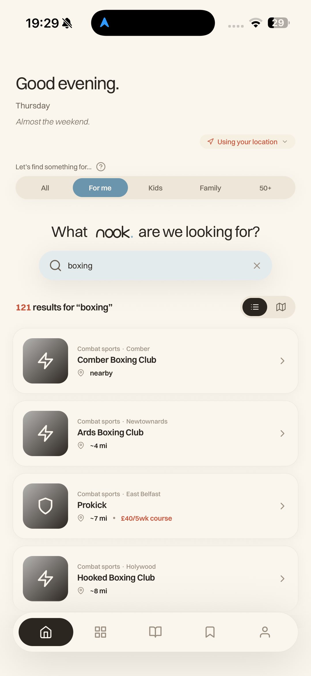 Search results near you